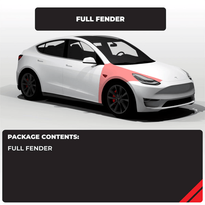 Tesla Full Fender Individual Paint Protection Film - Drive Protected Shop