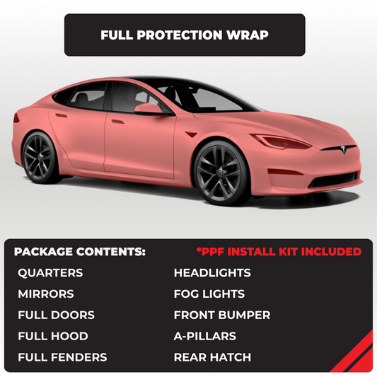 Tesla Model S Full Paint Protection Film Wrap - Drive Protected Shop