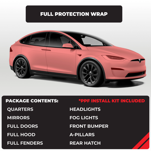 Tesla Model X Full Paint Protection Film Wrap - Drive Protected Shop