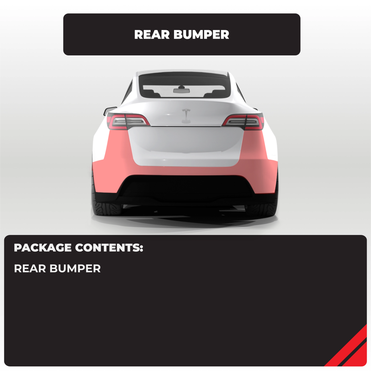 Tesla Model Y Rear Bumper Individual Paint Protection Film - Drive Protected Shop