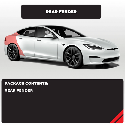 Tesla Rear Fender Individual Paint Protection Film - Drive Protected Shop