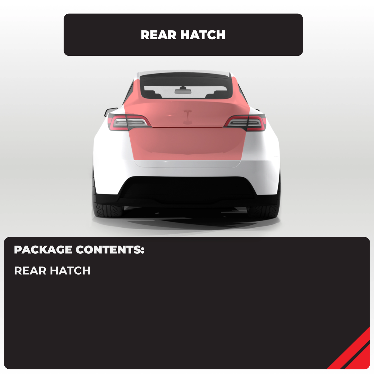 Tesla Rear Hatch Individual Paint Protection Kit - Drive Protected Shop