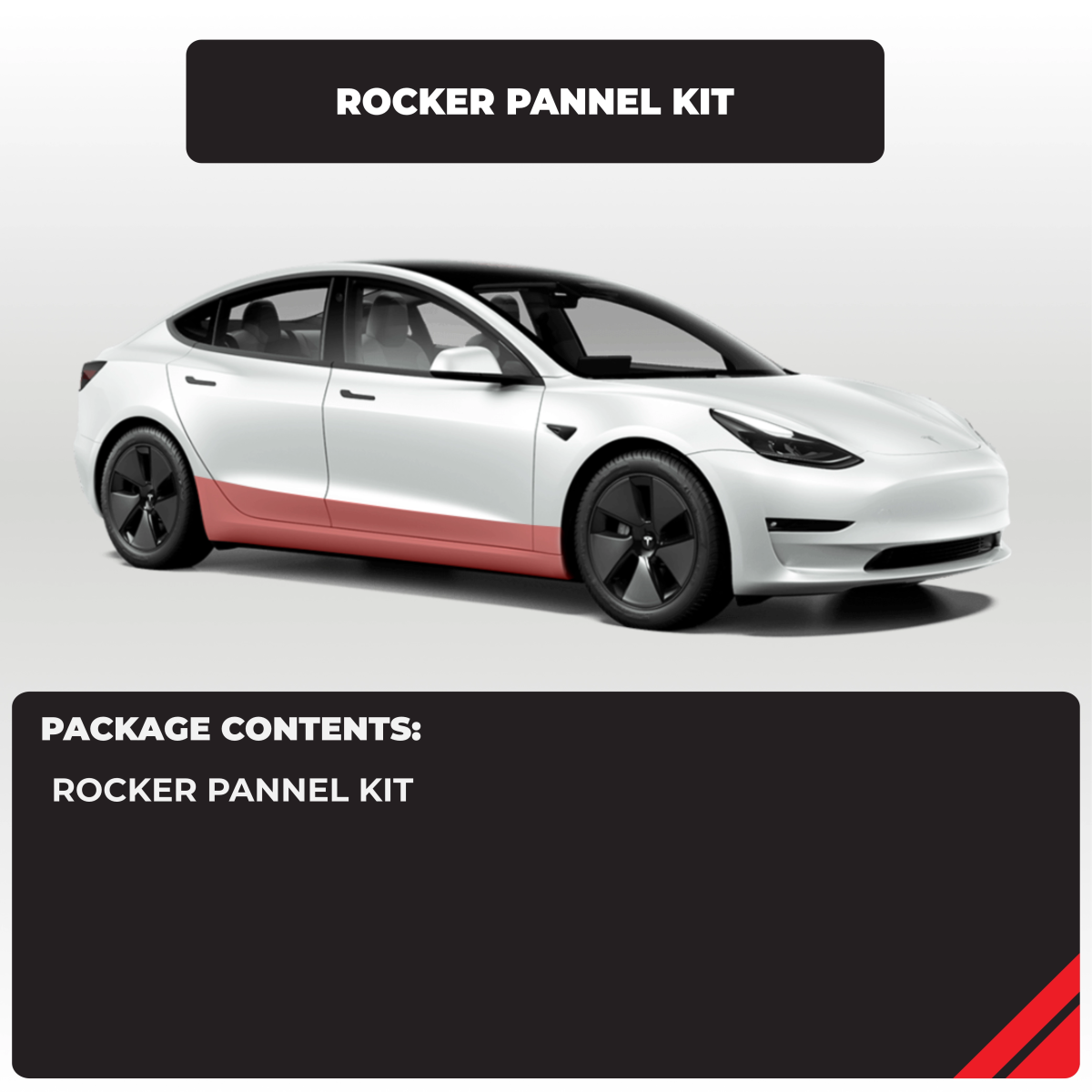 Tesla Rocker Panel Individual Paint Protection Film Kit - Drive Protected Shop